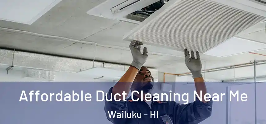 Affordable Duct Cleaning Near Me Wailuku - HI
