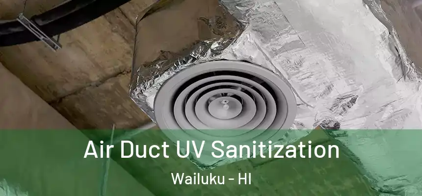 Air Duct UV Sanitization Wailuku - HI
