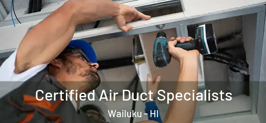 Certified Air Duct Specialists Wailuku - HI