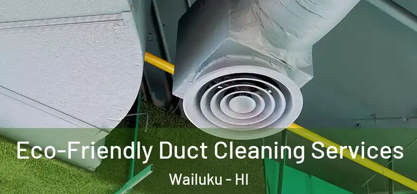 Eco-Friendly Duct Cleaning Services Wailuku - HI