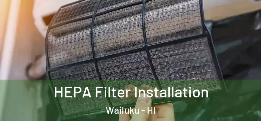  HEPA Filter Installation Wailuku - HI