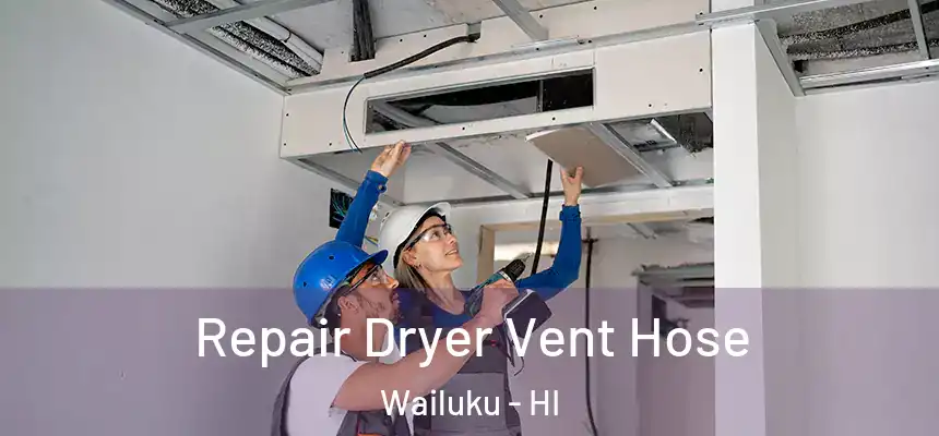 Repair Dryer Vent Hose Wailuku - HI